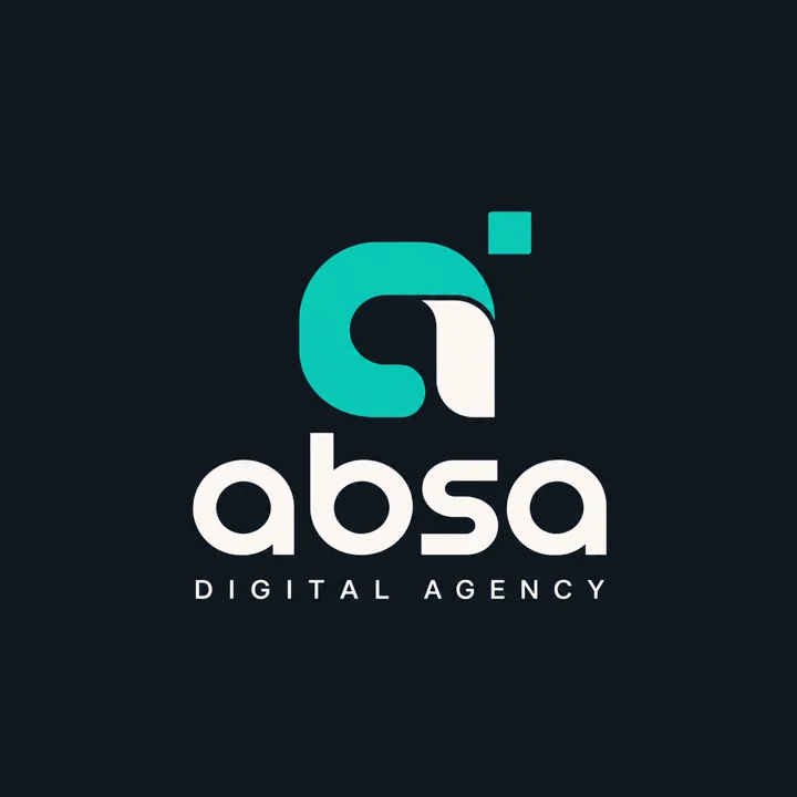 Geometric Absa Digital Agency logo concept